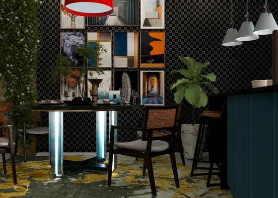 # This world is a fair of colors  Renderização de Design
