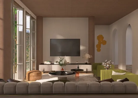 # Living  Renderização de Design