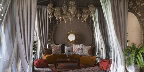 Morocco cafe