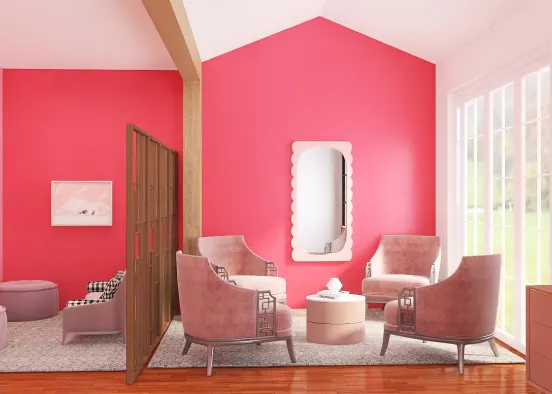 pink room… Design Rendering