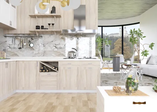 # The Kitchen of Tomorrow Визуализация дизайна
