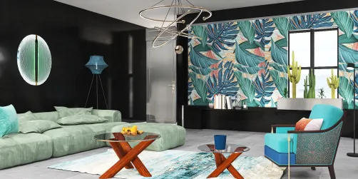 Modern Tropical Room