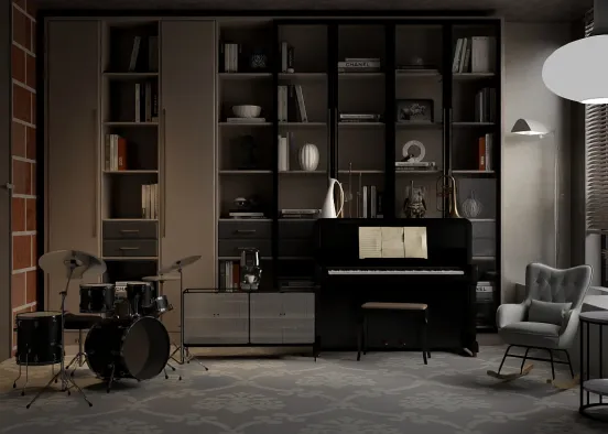 # Robeo Roberto Chill room glance  Renderização de Design