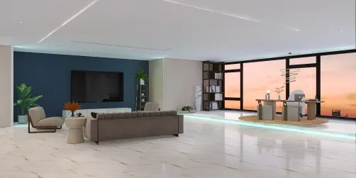 Stylish communal room