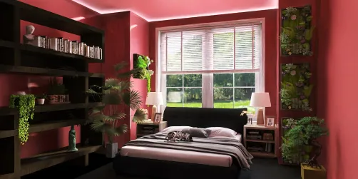 Teen lux plant bedroom 