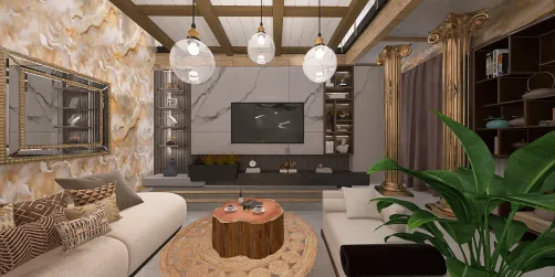 Italian minimalism Living Room 