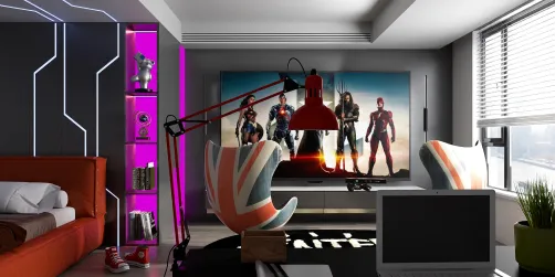 Teenager’s bedroom/video game room
