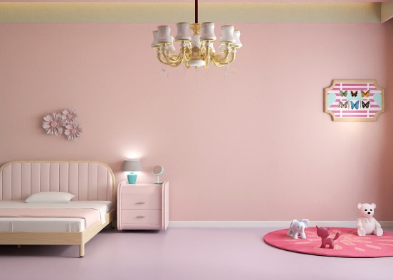 Yara’s dream bedroom Design Rendering