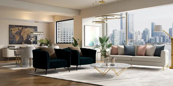 Professional interior design created with Homestyler 3D design software