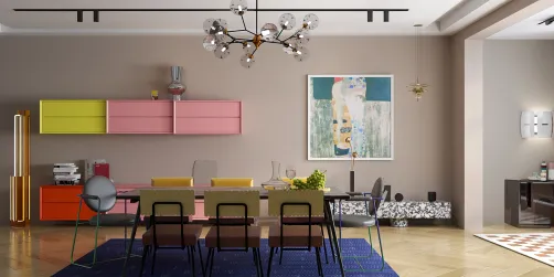 Avant-garde Dining Room