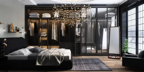 Masculin bedroom