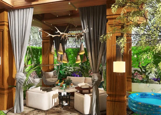 # Patio Pretty Renderização de Design
