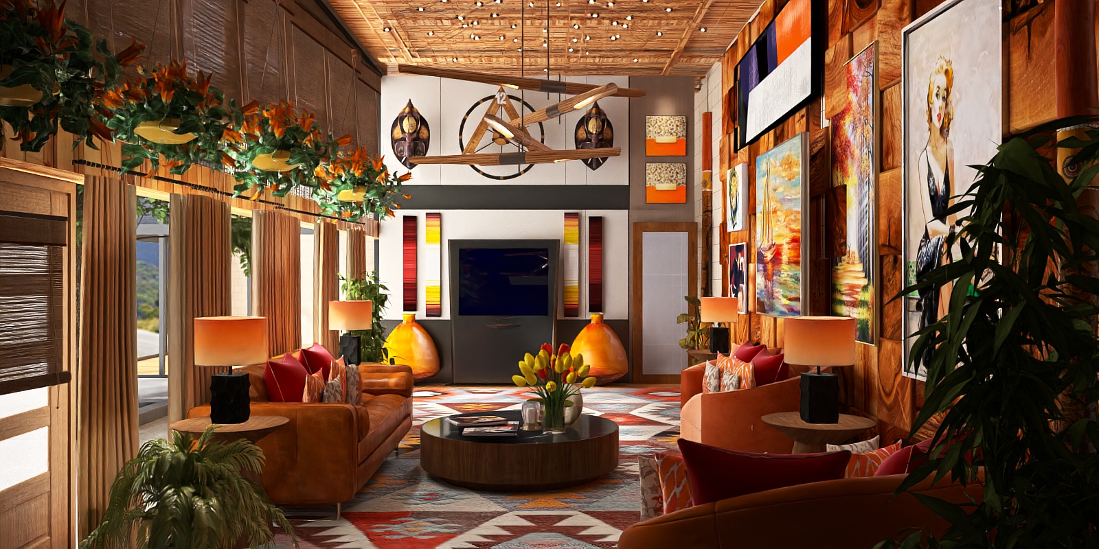 Gorgeous Living room 🧡❤️💛