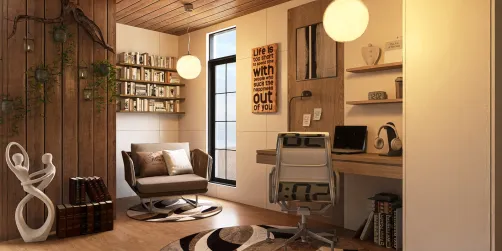 Cozy corner for book