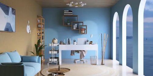 coastal home office 