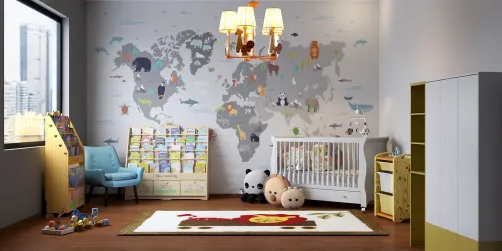 a baby boy Nursery 
