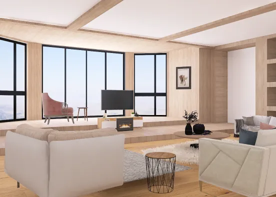 Super view living room
 Design Rendering