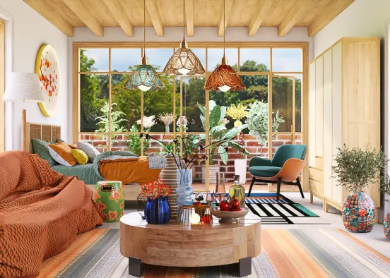 # Colourful Spring Renderização de Design