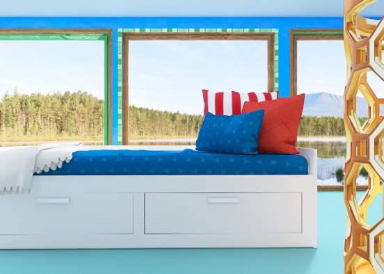 Camera da letto Usato creato subito da me Design Rendering