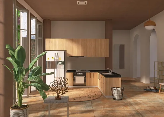 Küche Haus 1 (b) Design Rendering