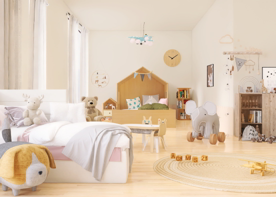 Toddler Room Design Rendering