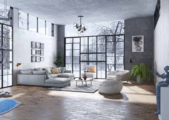 Dream Livingroom Design Rendering