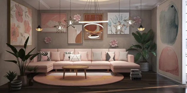 Pastel Living Room 