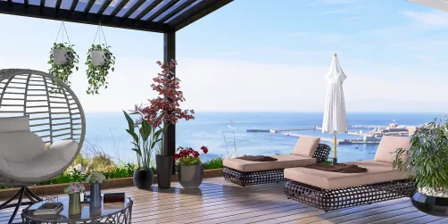 deck estilo praiano