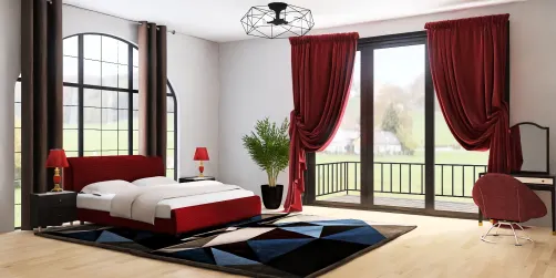 black and red challange