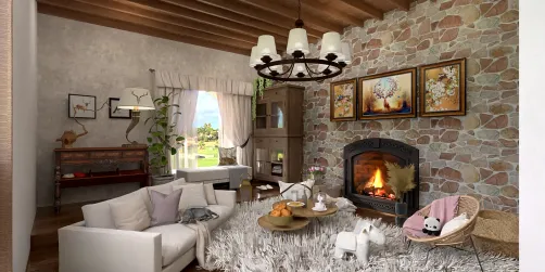 Farm living room