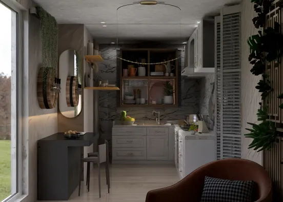 # A Glimpse of Modern Serenity Визуализация дизайна