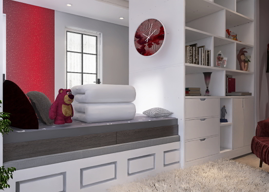 would you like your bedroom like this?❤️ Design Rendering