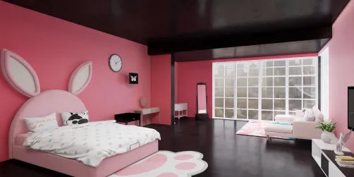 black and pink 