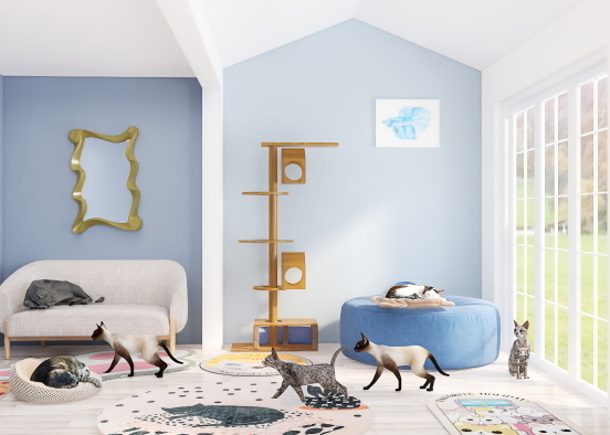 Cats, cats, and more cats Design Rendering