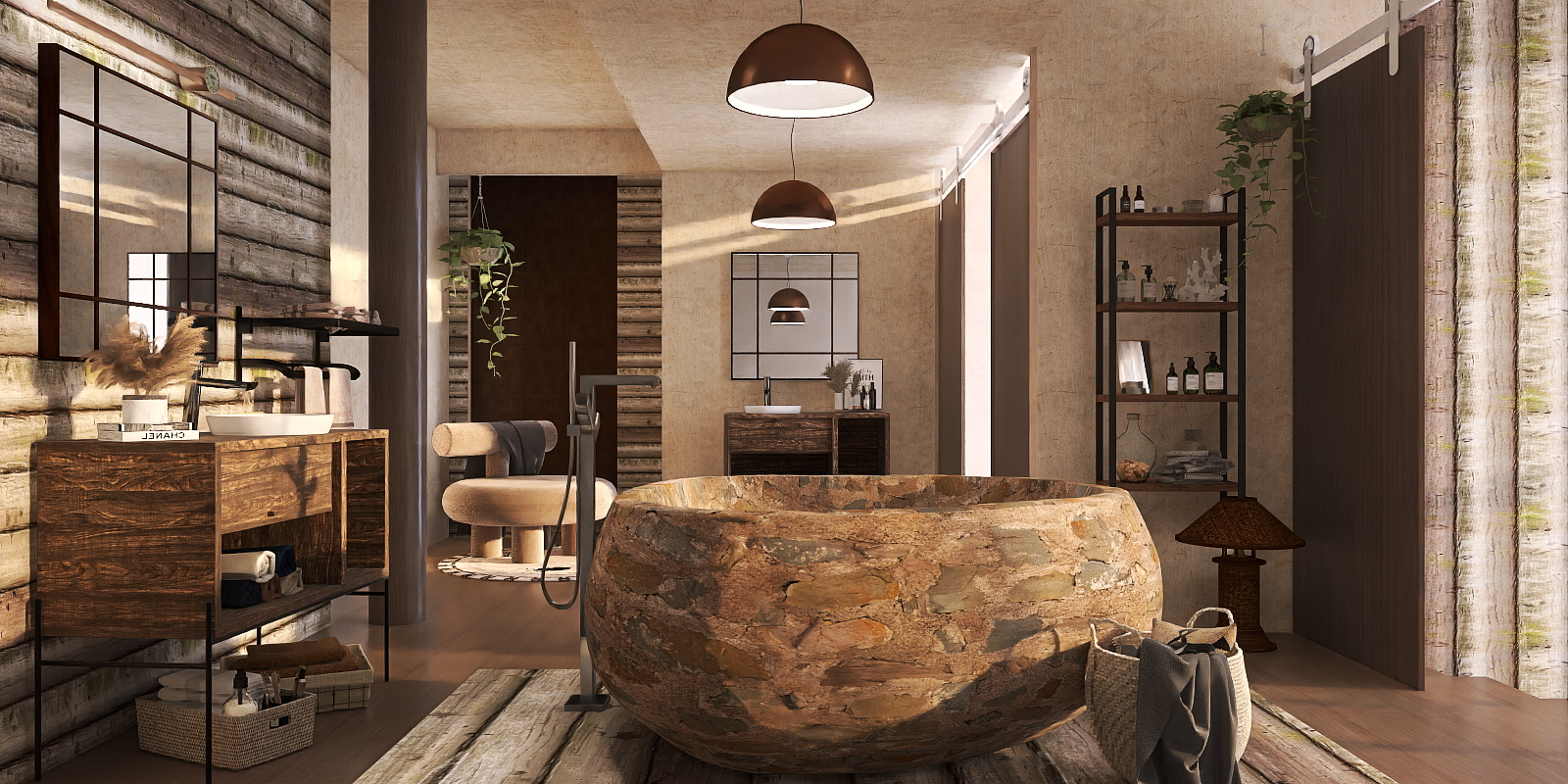 Rustic bath 🤎💫🤎