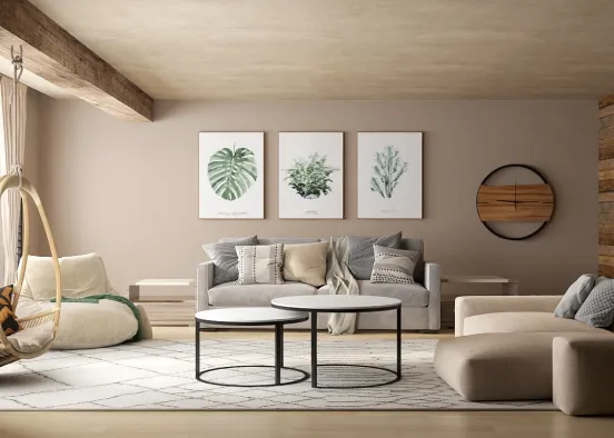 # Modern Living room Renderização de Design