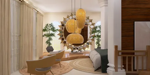 Tropical bedroom 🐠 🌴 🏝 