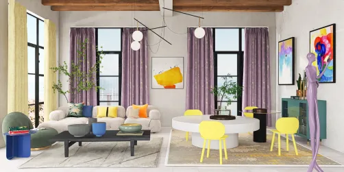 A Pop of Yellow.