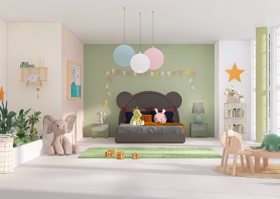 Chambre enfant  Design Rendering