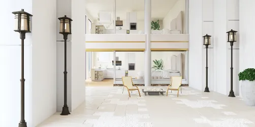 Luxury condos with courtyard