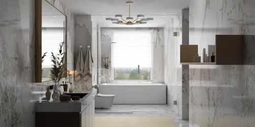 Fancy bathroom 