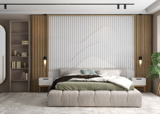 Luxe bedroom design Design Rendering