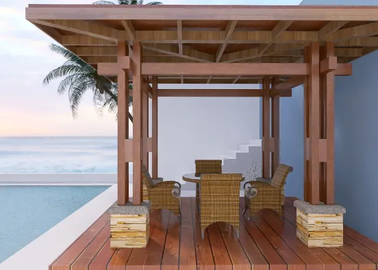 Bahamas style & relaxing Design Rendering