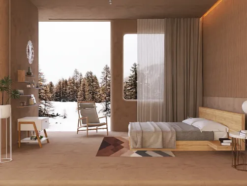 Japandi bedroom