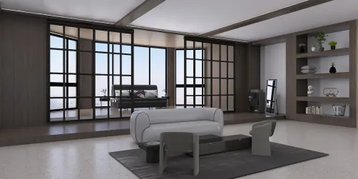 Grey living room