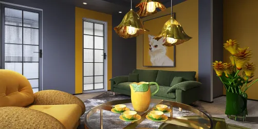 💛💚🩶Round 2 - living room