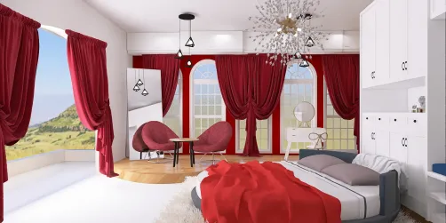 It's a red room