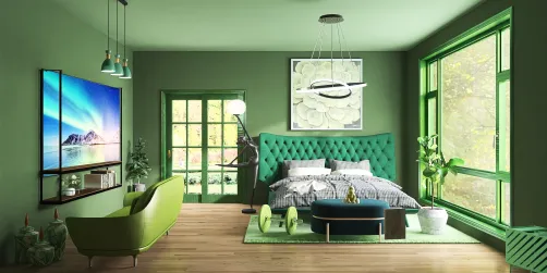 Green room 💚🍀🥝