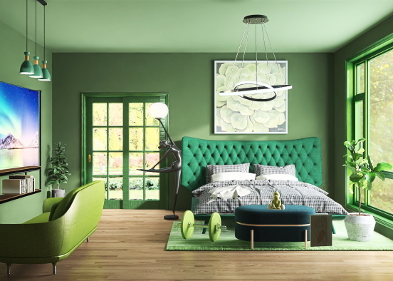 Green room 💚🍀🥝 Design Rendering