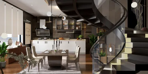 Dining area …..house by the sea